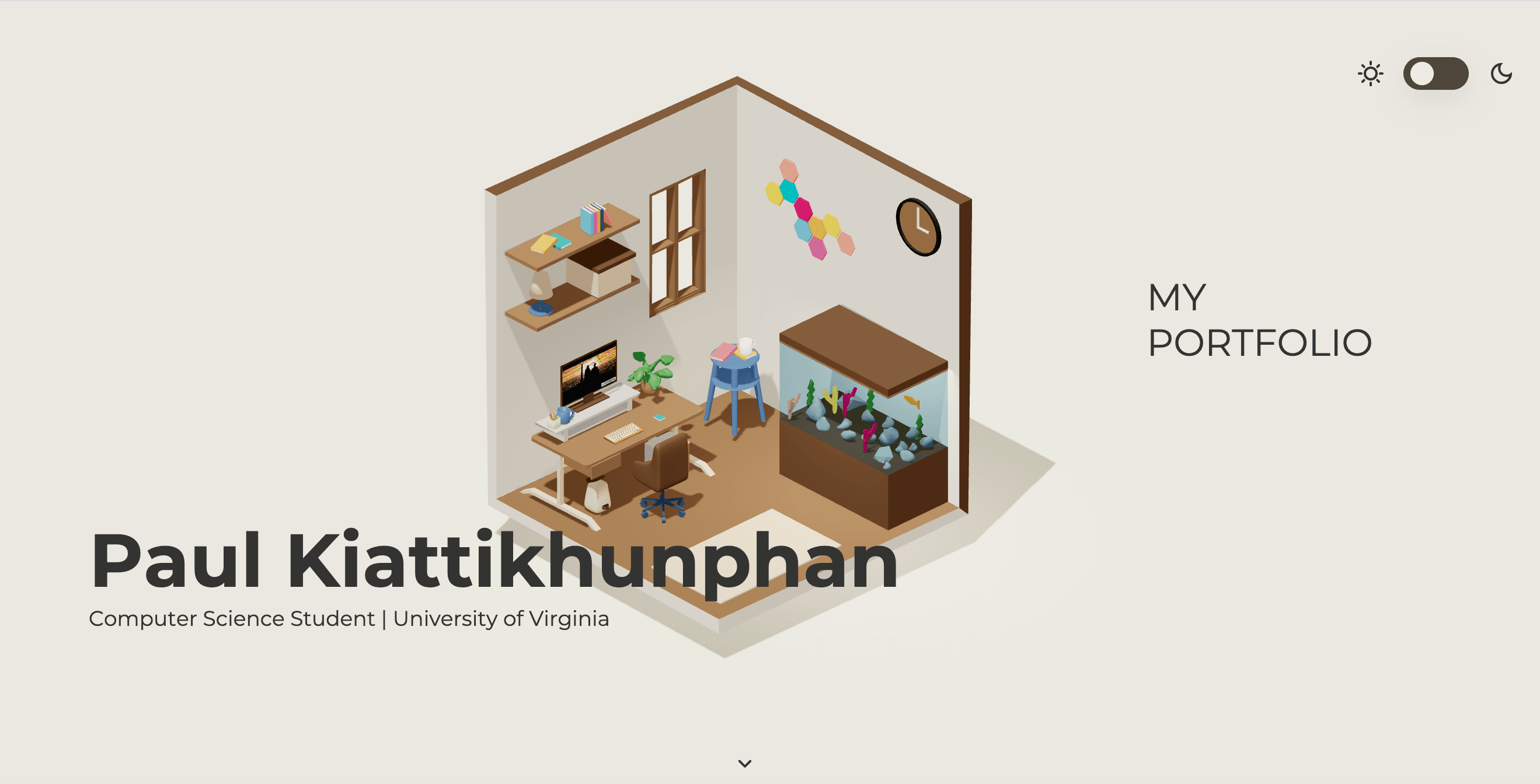 ThreeJS Vector Room Portfolio